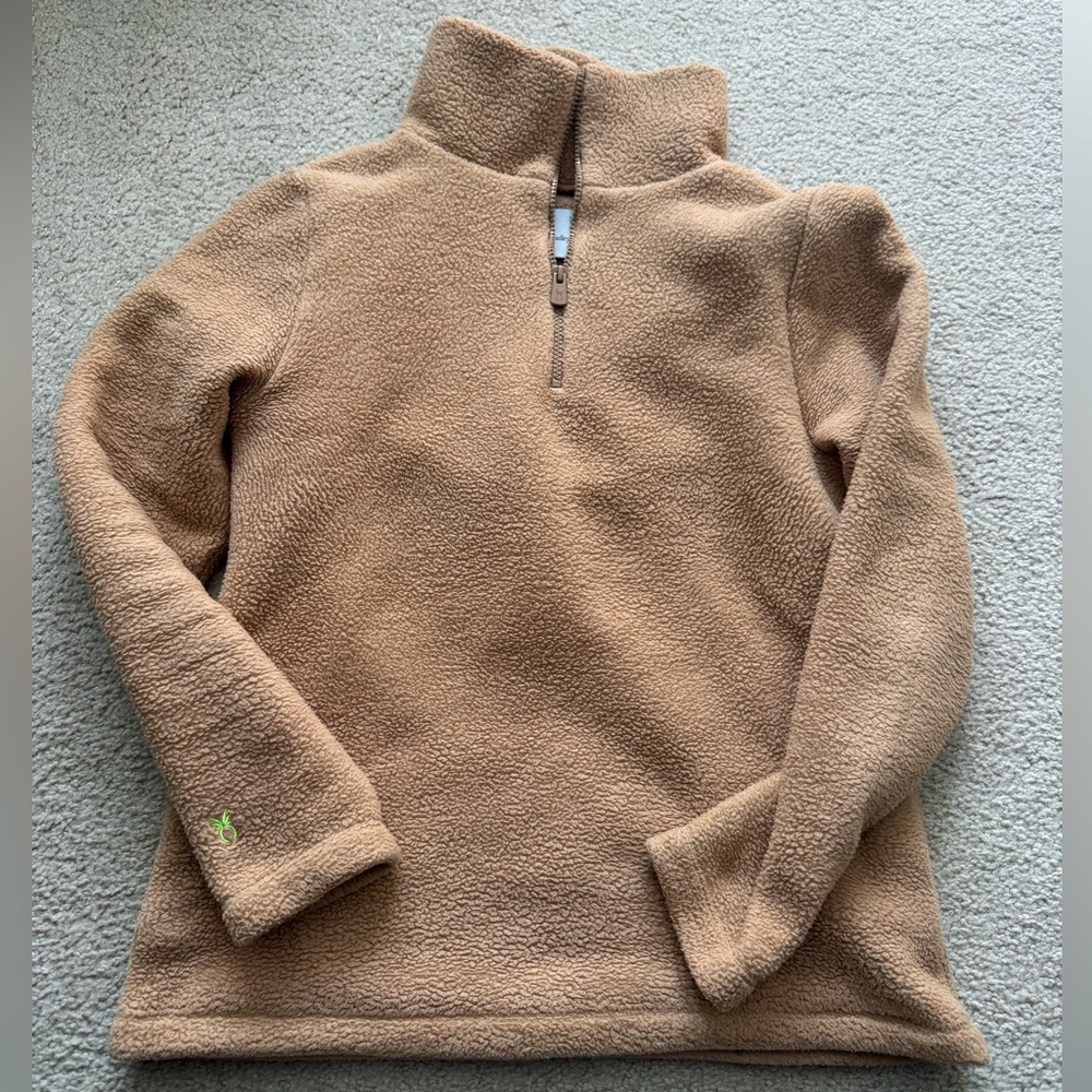 Dudley Stephens Kaki Sherpa Pullover